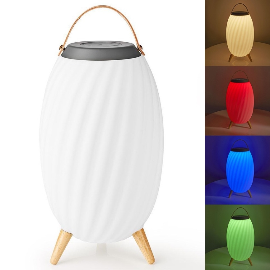 LED RGB Punjiva stolna lampa sa zvučnikom 60W/2200 mAh IPX5