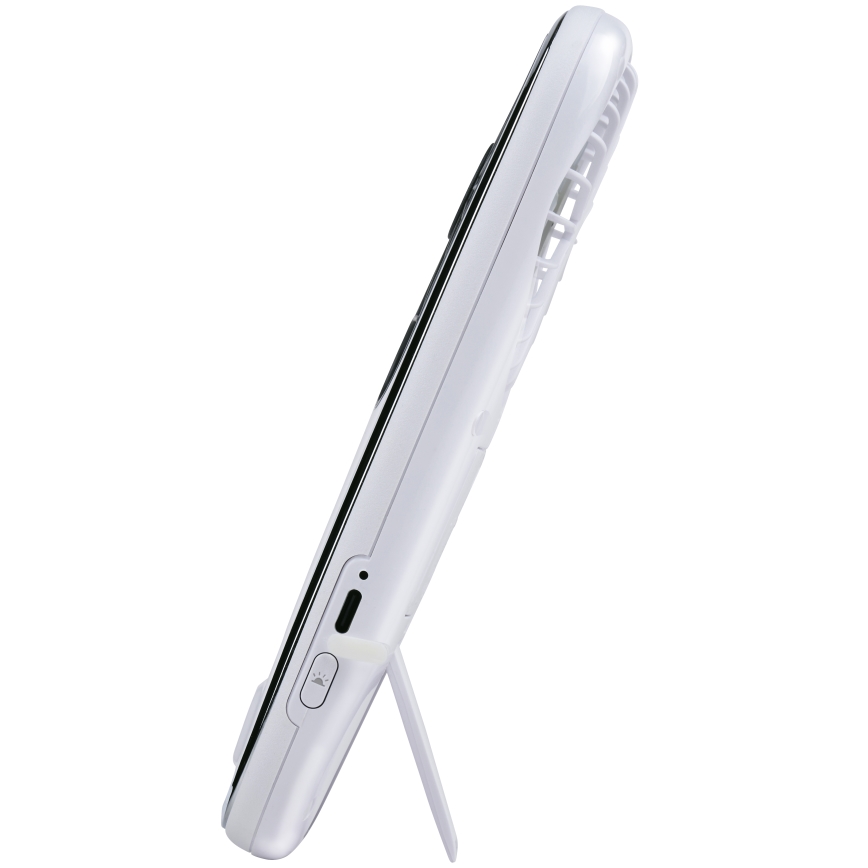 LED RGB punjivi džepni ventilator s efektom maglice 3,7V 1200 mAh