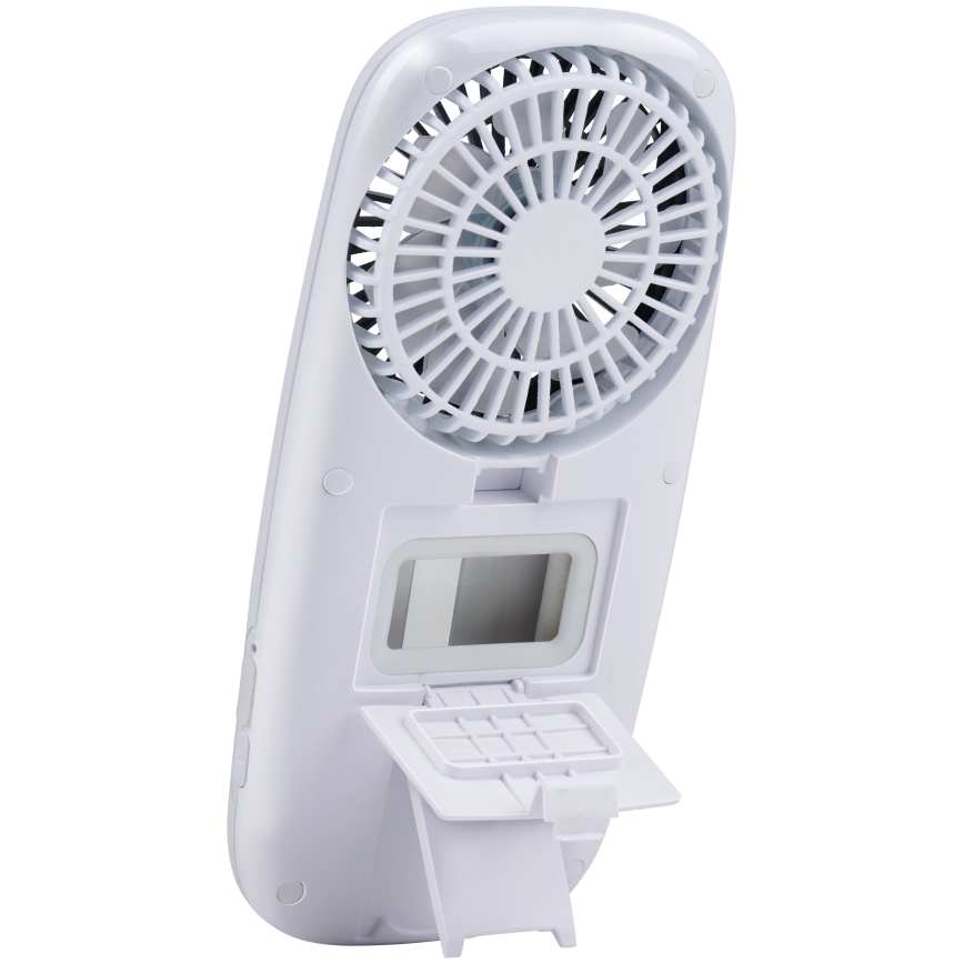 LED RGB punjivi džepni ventilator s efektom maglice 3,7V 1200 mAh