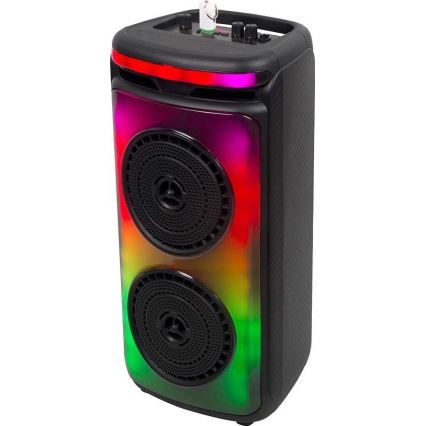 LED RGB Punjivi zvučnik s mikrofonom 400W/2400 mAh + daljinski upravljač