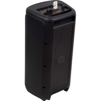 LED RGB Punjivi zvučnik s mikrofonom 400W/2400 mAh + daljinski upravljač