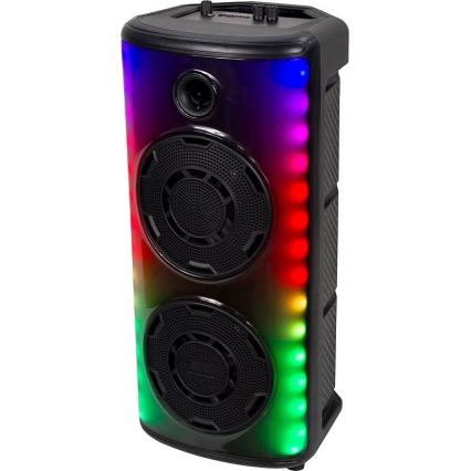 LED RGB Punjivi zvučnik s mikrofonom 600W/2400 mAh + daljinski upravljač
