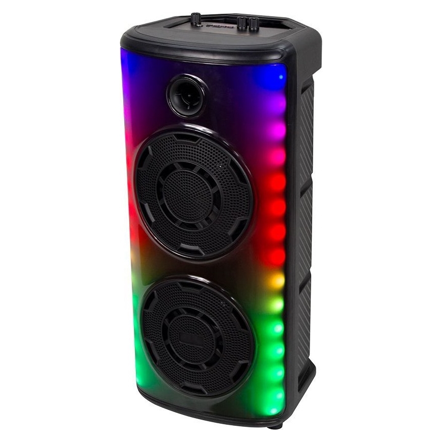 LED RGB Punjivi zvučnik s mikrofonom 600W/2400 mAh + daljinski upravljač