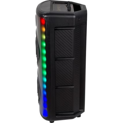 LED RGB Punjivi zvučnik s mikrofonom 600W/2400 mAh + daljinski upravljač