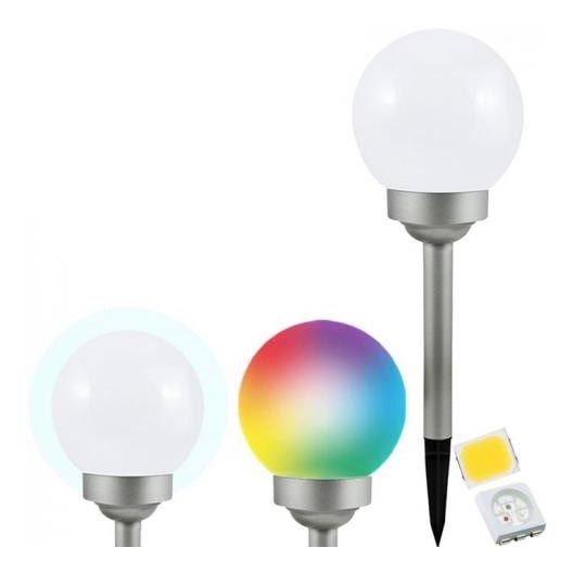 LED RGB Solarna lampa BALL LED/0,2W/AA 1,2V/600mAh IP44