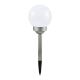 LED RGB Solarna lampa BALL LED/0,2W/AA 1,2V/600mAh IP44