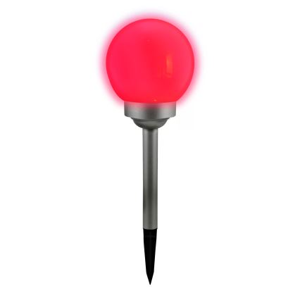 LED RGB Solarna lampa BALL LED/0,2W/AA 1,2V/600mAh IP44