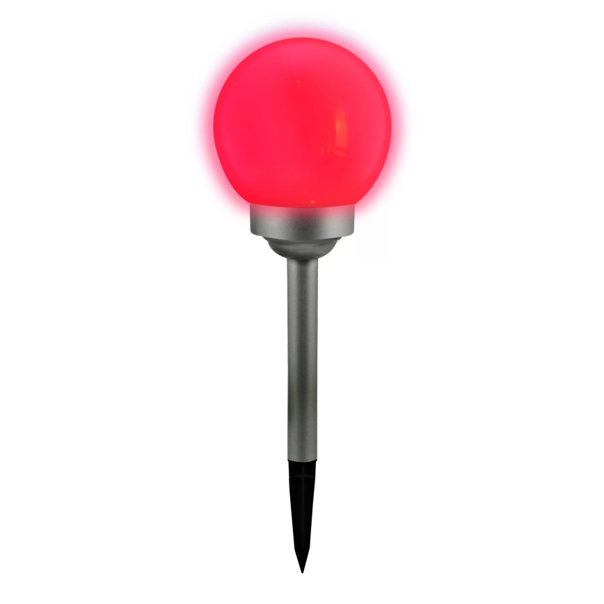LED RGB Solarna lampa BALL LED/0,2W/AA 1,2V/600mAh IP44