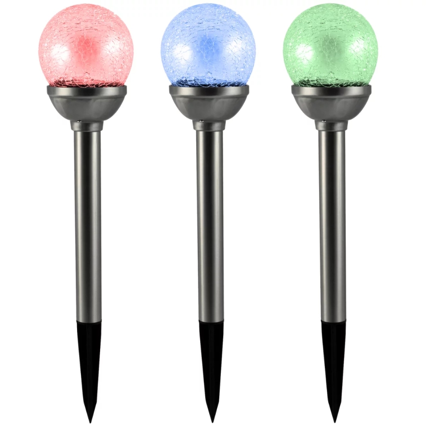 LED RGB Solarna svjetiljka LED/0,04W/1,2V 600 mAh IP44