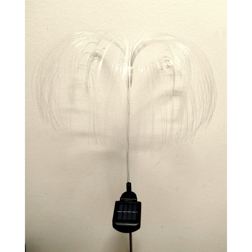 LED RGB solarna svjetiljka LED/1,2V 300 mAh IP44 crna