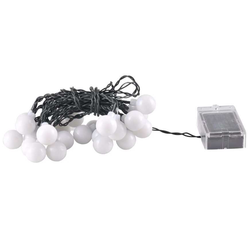 LED RGB Solarni lanac PARTY 30xLED/1,2V 400 mAh 3,9 m IP44