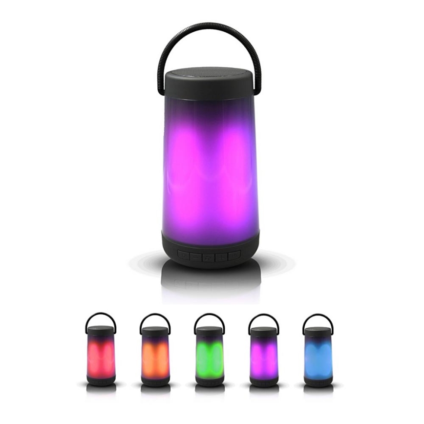 LED RGB Stolna lampa s bluetooth zvučnikom 5W/3,7V 2000 mAh