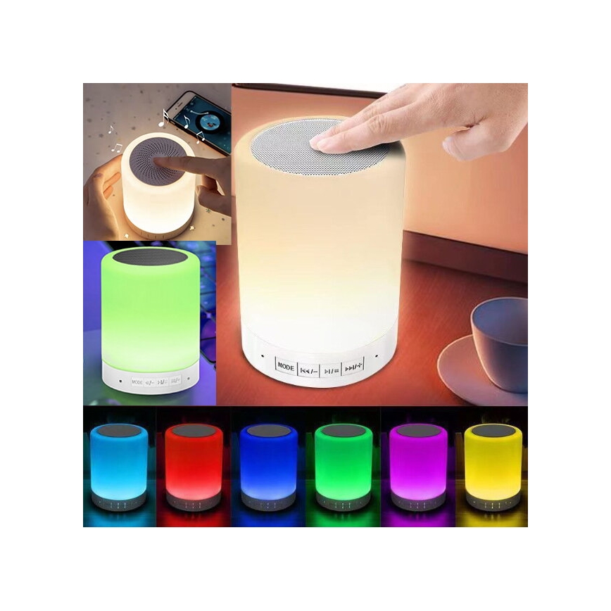 LED RGB stolna lampa sa zvučnikom LED/5V