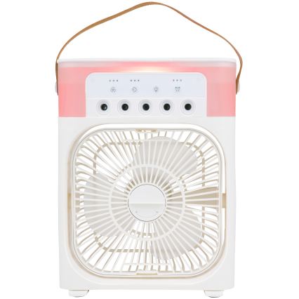 LED RGB stolni ventilator s efektom magle 10W/5V