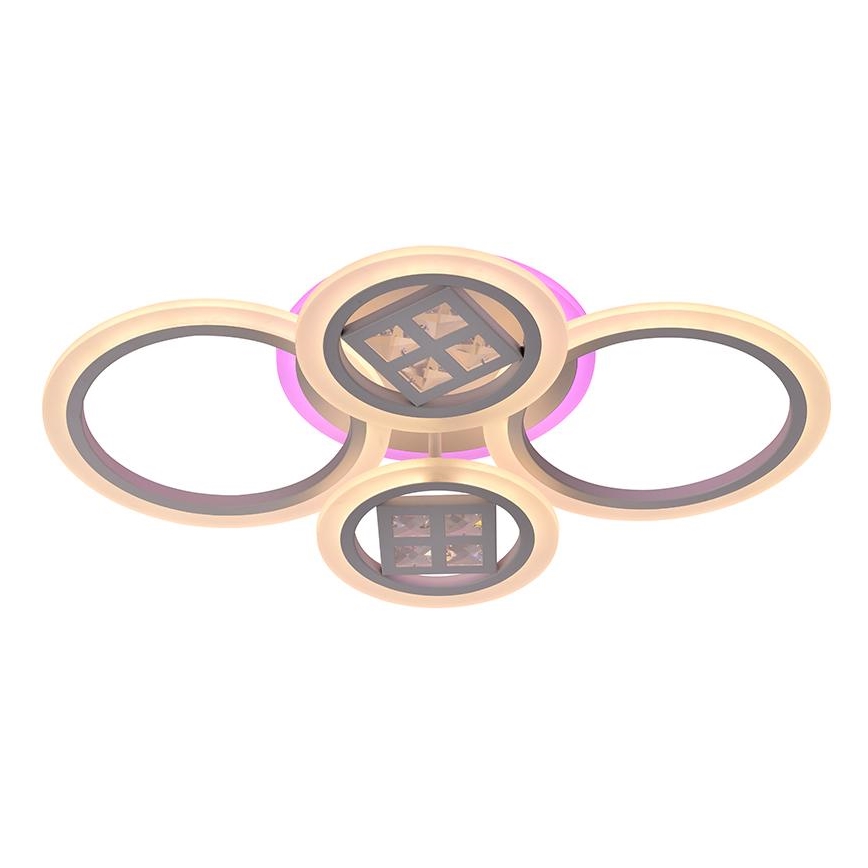 LED RGB prigušivački plafonski luster LED/50W/230V 3000-6500K + daljinski upravljač