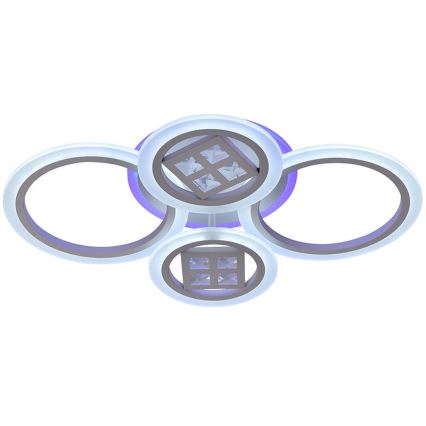 LED RGB prigušivački plafonski luster LED/50W/230V 3000-6500K + daljinski upravljač