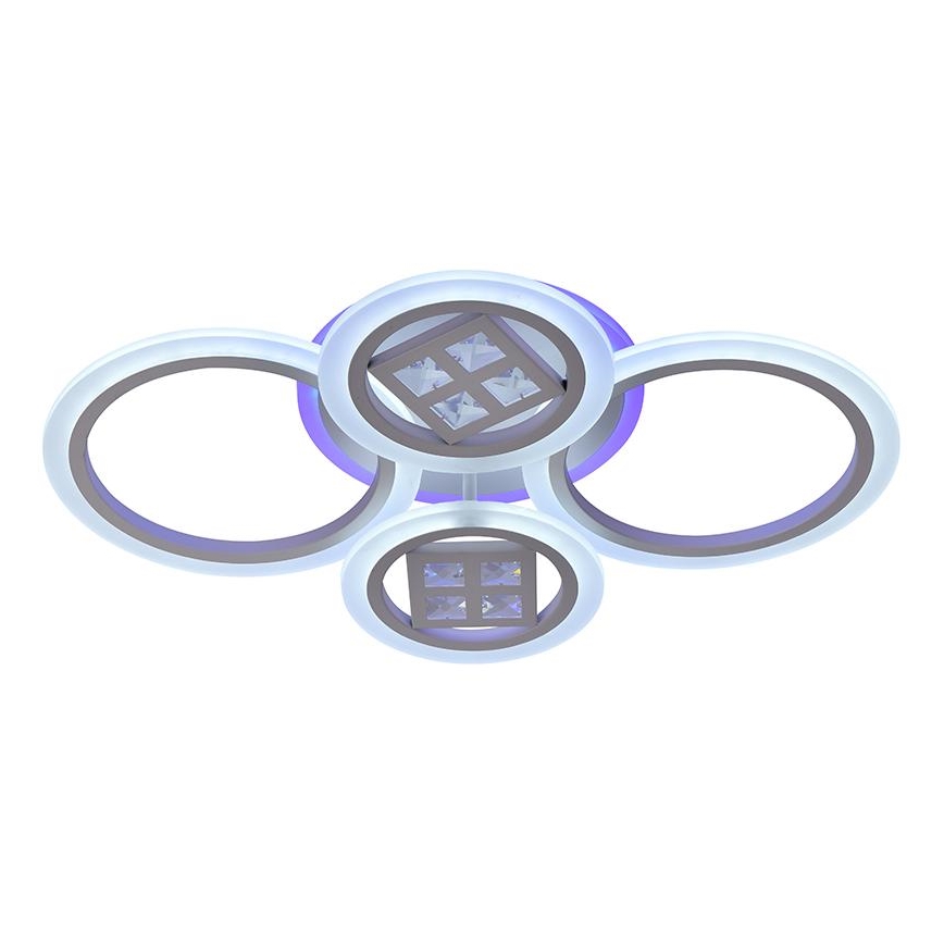 LED RGB prigušivački plafonski luster LED/50W/230V 3000-6500K + daljinski upravljač