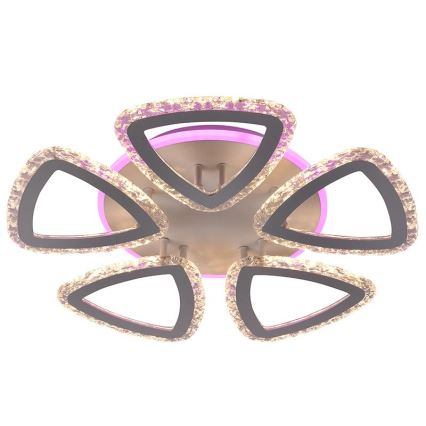 LED RGB prigušivački plafonski luster LED/70W/230V 3000-6500K + daljinski upravljač