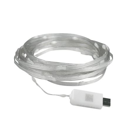 LED RGB svjetlosni lanac LED/10W/5V 10 m USB + daljinski upravljač