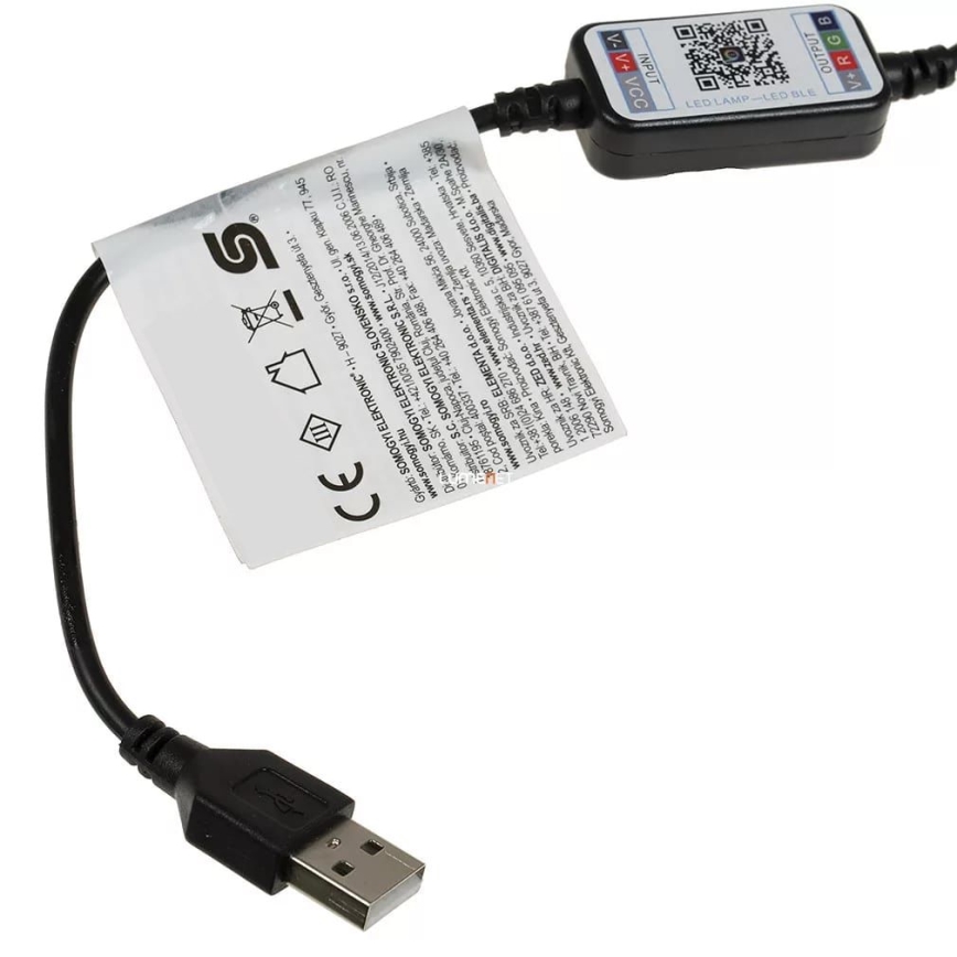 LED RGB svjetlosni lanac s mogućnošću prigušivanja 200xLED/29 funkcija 20,4m