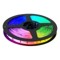 LED RGB traka za osvjetljenje s mogućnošću prigušivanja LED/14W/230V 10 m + daljinski upravljač