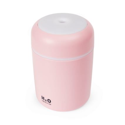 LED RGB Ultrazvučni aroma difuzor i ovlaživač zraka LED/2W 300ml ružičasta