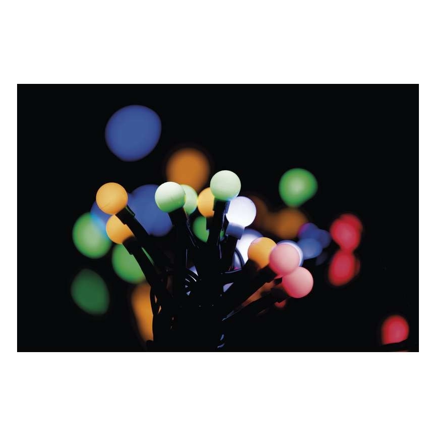 LED RGB Vanjske Božićne lampice CHAIN 96xLED/64 funkcije 15m IP44 + DU