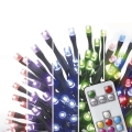 LED RGB Vanjski Božićni lanac 120xLED/72 načina rada 15m IP44 + daljinski upravljač