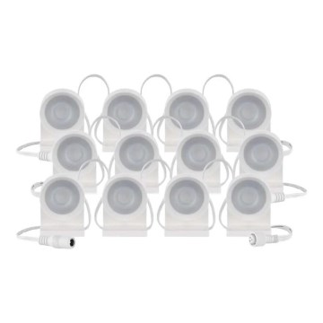 LED RGBIC+CCT Dekorativni lanac sa spot rasvjetom GoSmart 12xLED/7W/230V 255 cm Wi-Fi Tuya