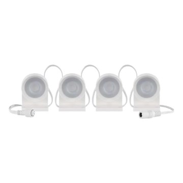LED RGBIC+CCT Dekorativni lanac sa spot rasvjetom GoSmart - proširenje 4xLED/7W/230V 85 cm Wi-Fi Tuya