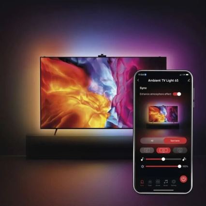 LED RGBIC traka za TV GoSmart LED/24W/230V 65