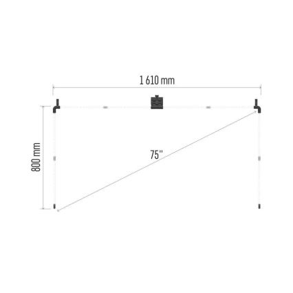 LED RGBIC traka za TV GoSmart LED/24W/230V 75”