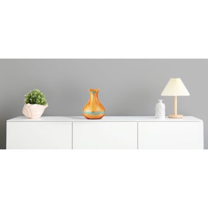 LED RGBW Aroma difuzor i ovlaživač zraka LED/230V 500 ml Wi-Fi + daljinski upravljač