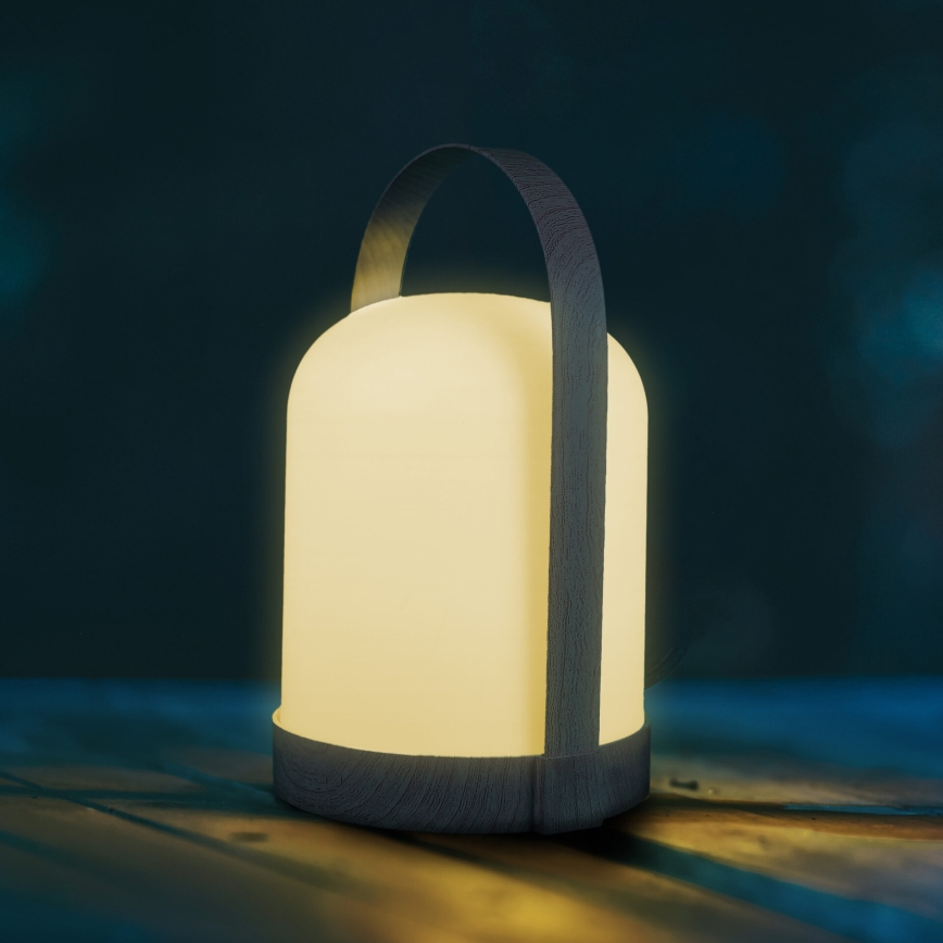 LED RGBW Dekorativna stolna lampa MINORKA LED/0,3W/4,5V 3xAA