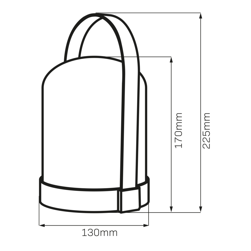 LED RGBW Dekorativna stolna lampa MINORKA LED/0,3W/4,5V 3xAA