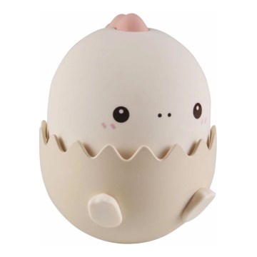 LED RGBW Dimmabilna dječja dodirna lampa BABY DINO LED/0,75W/5V USB 1200 mAh ružičasta