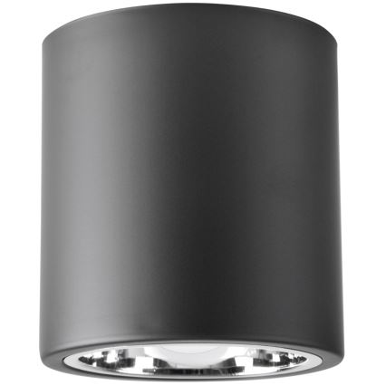 LED RGBW Dimmable Stropna Lampa JUPITER 1xE27/6,5W/230V 2700-6500K Wi-Fi promjera 13 cm crna