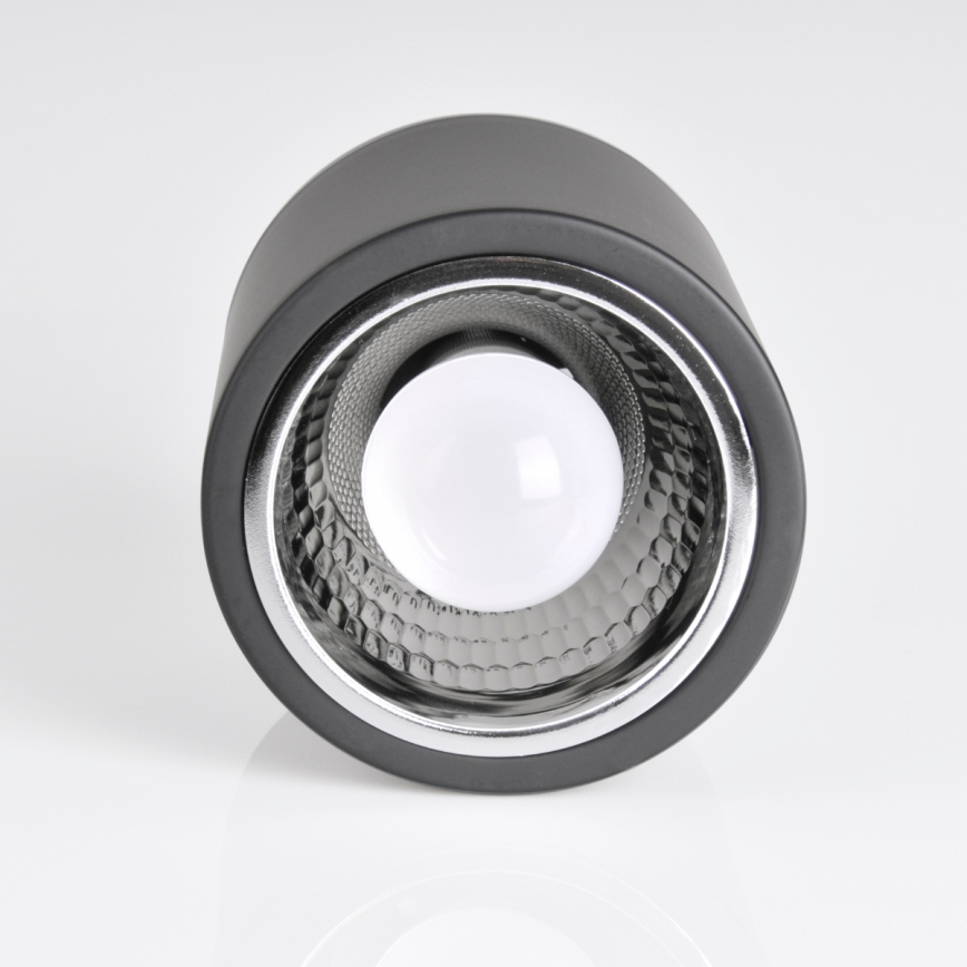 LED RGBW Dimmable Stropna Lampa JUPITER 1xE27/6,5W/230V 2700-6500K Wi-Fi promjera 13 cm crna