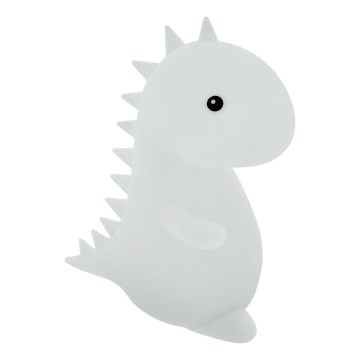 LED RGBW Dječja dodirna lampa LED/1W/5V USB 1200 mAh dinosaur