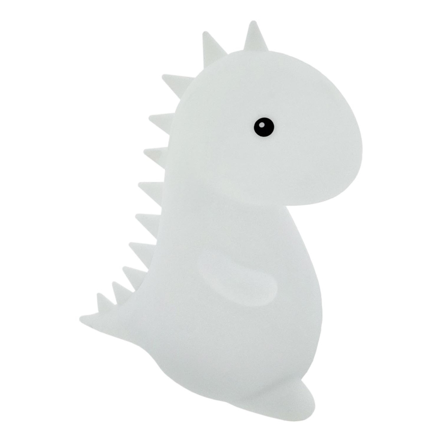 LED RGBW Dječja dodirna lampa LED/1W/5V USB 1200 mAh dinosaur