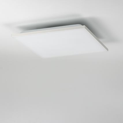 LED RGBW panel za površinsku montažu s mogućnošću prigušivanja LED/22W/230V 2700-6500K 29,5x59,5 cm bijela + daljinski upravljač