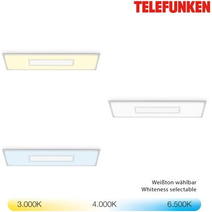 LED RGBW panel s mogućnošću prigušivanja LED/20W/230V 3000-6500K 25x100 cm srebrni + daljinski upravljač