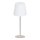 LED RGBW podesiva dodirna vanjska stolna lampa LUCIA LED/2W/5V 1800/2700/6500K 3600 mAh IP44 bež