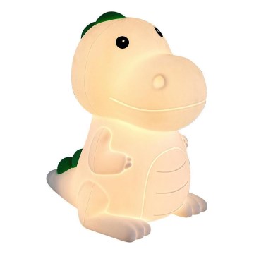 LED RGBW Podesivo punjivo dječje noćno svjetlo LED/2,5W/5V 3000K 1200 mAh dinosaurus