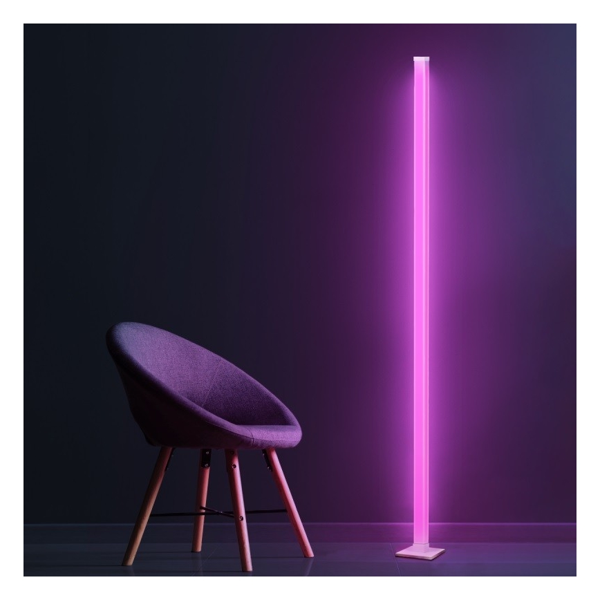 LED RGBW Prigušiva podna lampa MAGICAL LED/7W/230V + daljinski upravljač