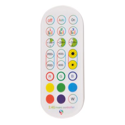 LED RGBW Prigušiva podna lampa MAGICAL LED/7W/230V + daljinski upravljač