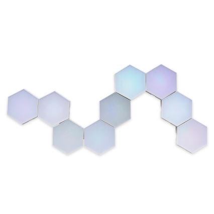 SET 9x LED RGBW Prigušiva zidna dekorativna svjetiljka MAYA LED/1W/230V + daljinski upravljač