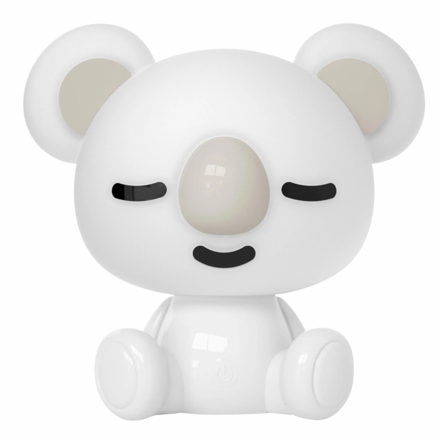 LED RGBW Prigušiva dječja noćna lampica LED/2,5W/230V koala bijela