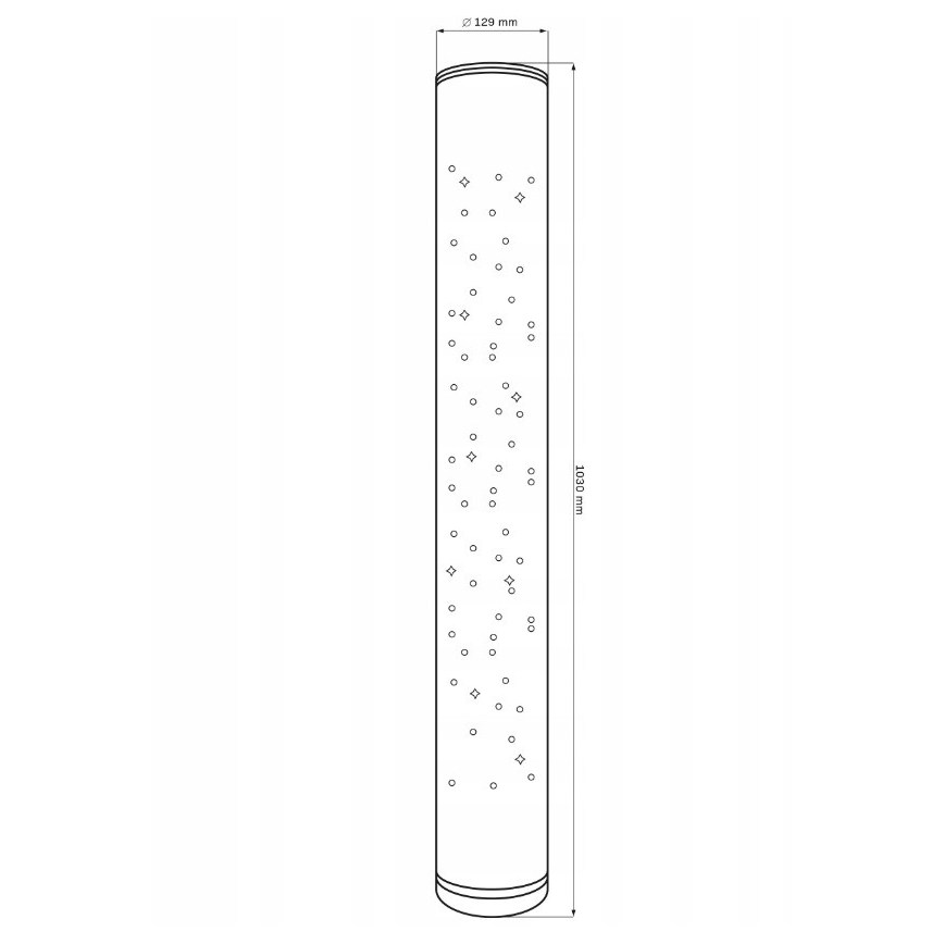 LED RGBW Prigušiva podna lampa STELLA LED/12W/230V + daljinski upravljač