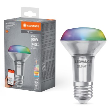 LED RGBW prigušiva reflektorska žarulja SMART+ R63 E27/4,7W/230V 2700-6500K Wi-Fi - Ledvance